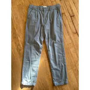 Mutual Weave Mens Medium Chino Cotton Office Comfort Gray